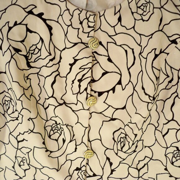 Faith, Button Up Roses Jacket, 22W - Picture 5 of 7